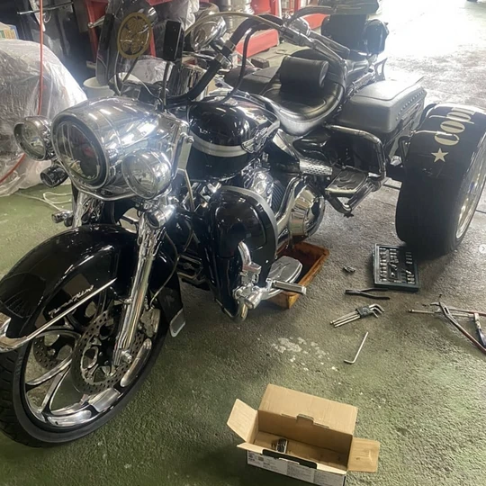 画像1348：ハーレーダビッドソン 部品交換